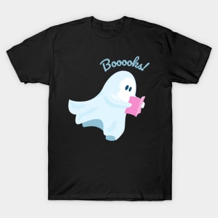 Spectral Stories: White Ghost Booooks! Halloween T-Shirt